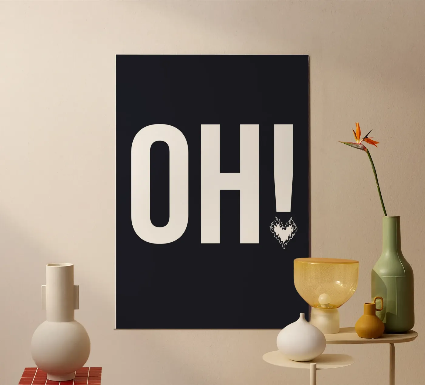 Oh, Love! poster da byh.illustration
