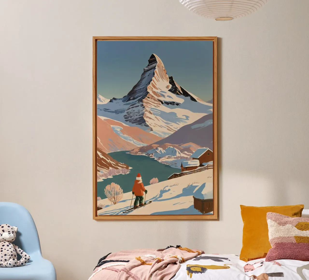 Matterhorn: Winter dreams | Work 3 alu-dibond by AlbertKlee