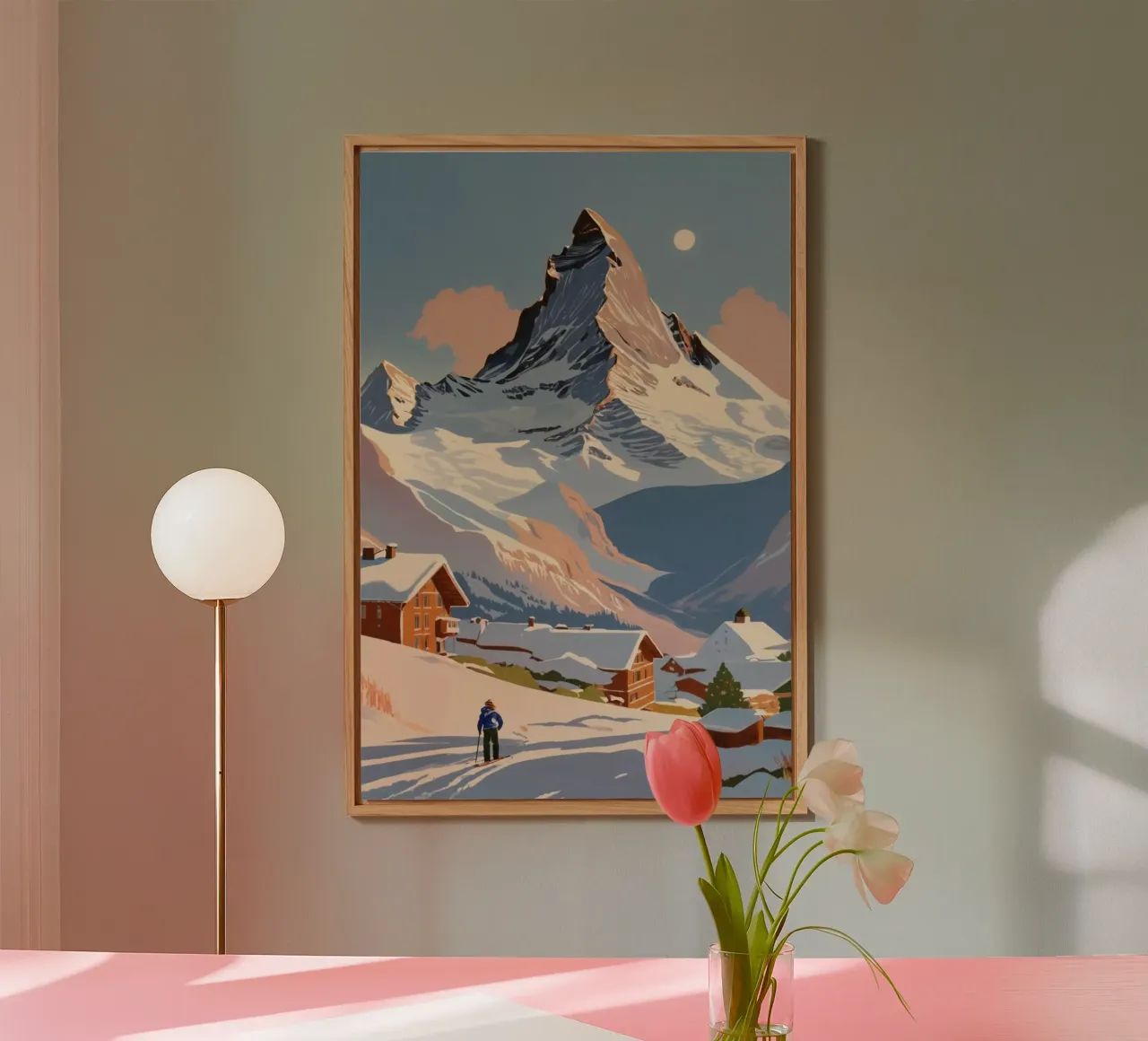 Matterhorn: Winter wonder | Work 4 alu-dibond by AlbertKlee