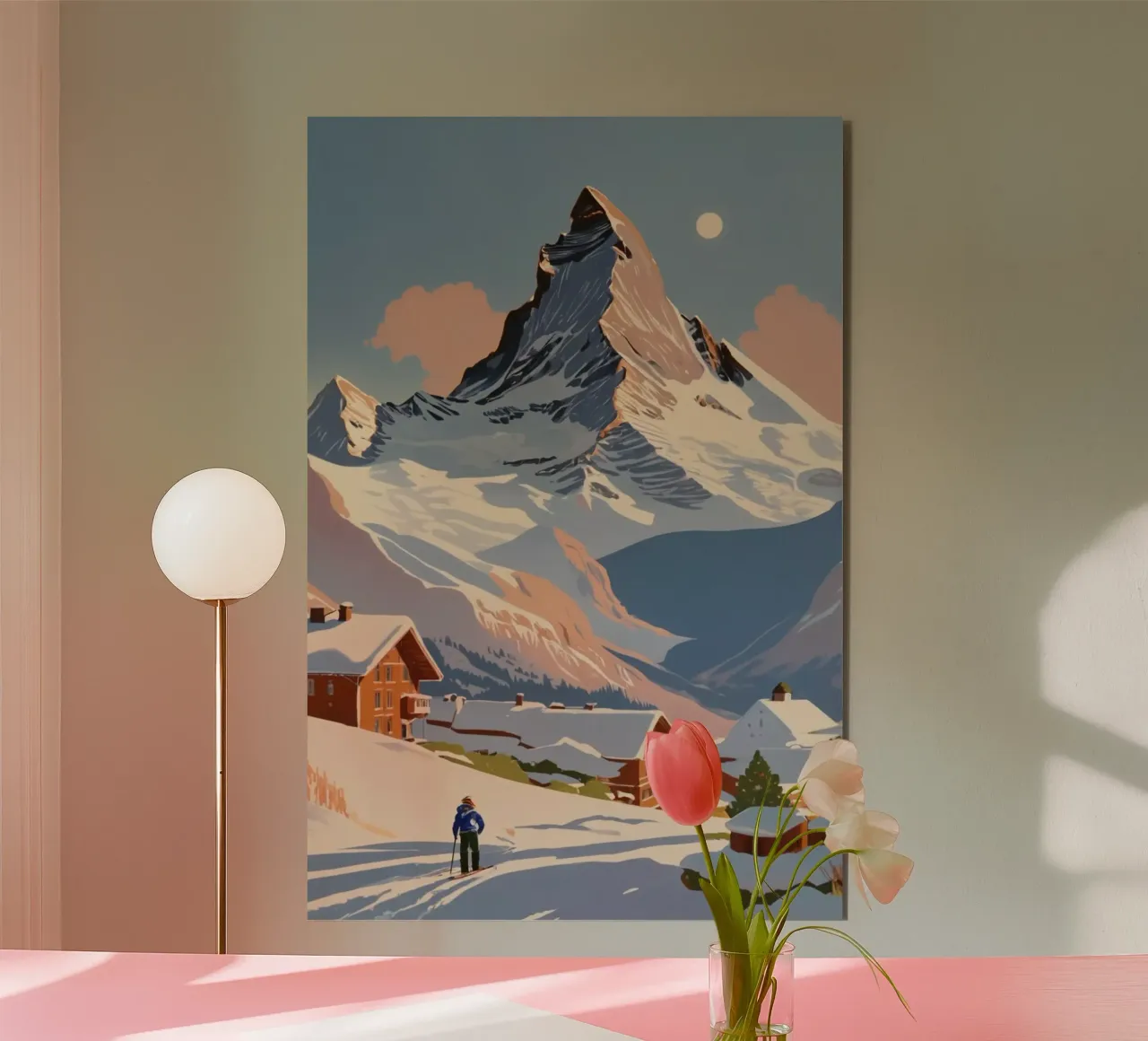 Matterhorn: Winter wonder | Work 4 alu-dibond by AlbertKlee