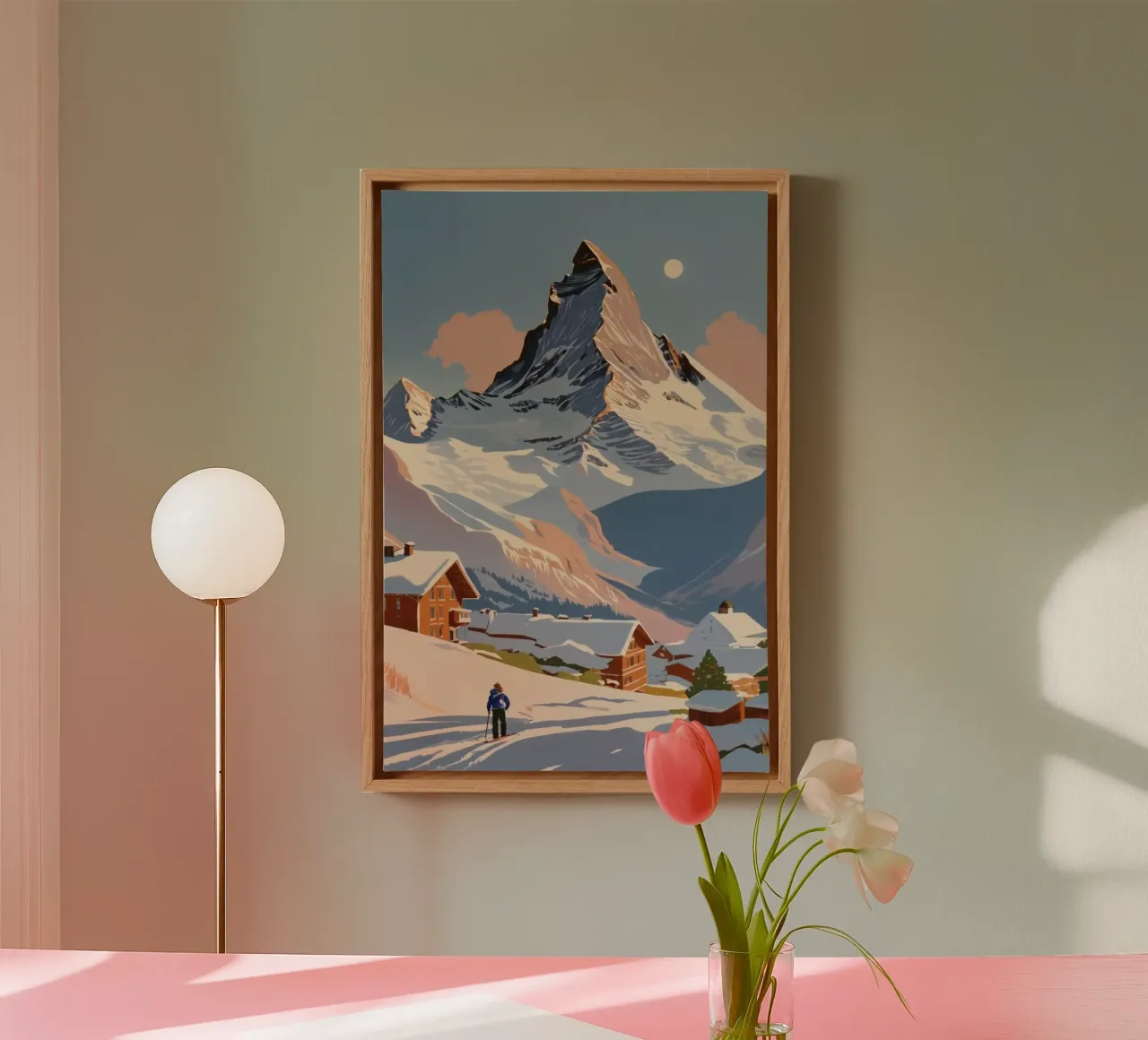 Matterhorn: Winter wonder | Work 4 canvas by AlbertKlee