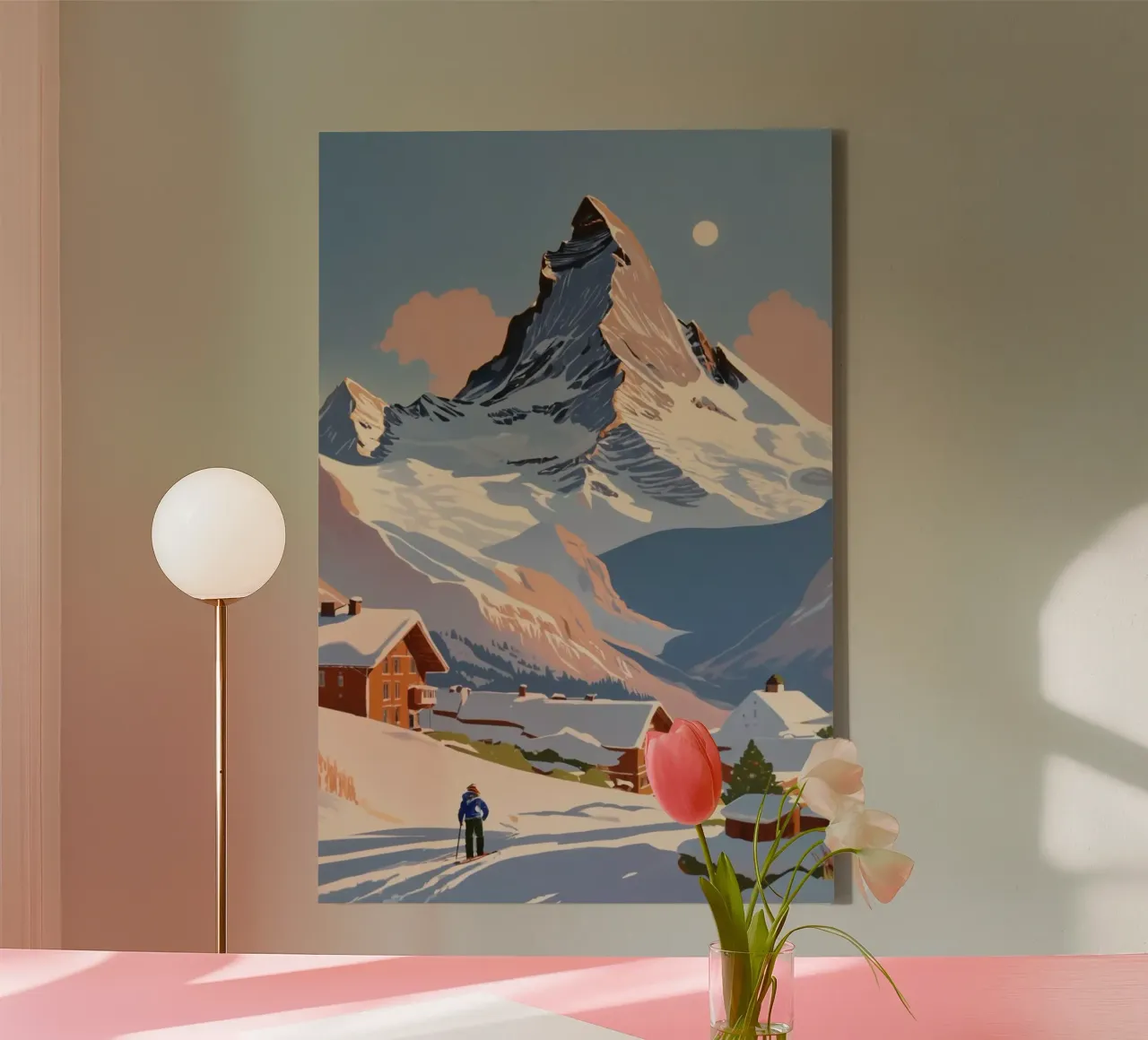Matterhorn: Winter wonder | Work 4 canvas by AlbertKlee