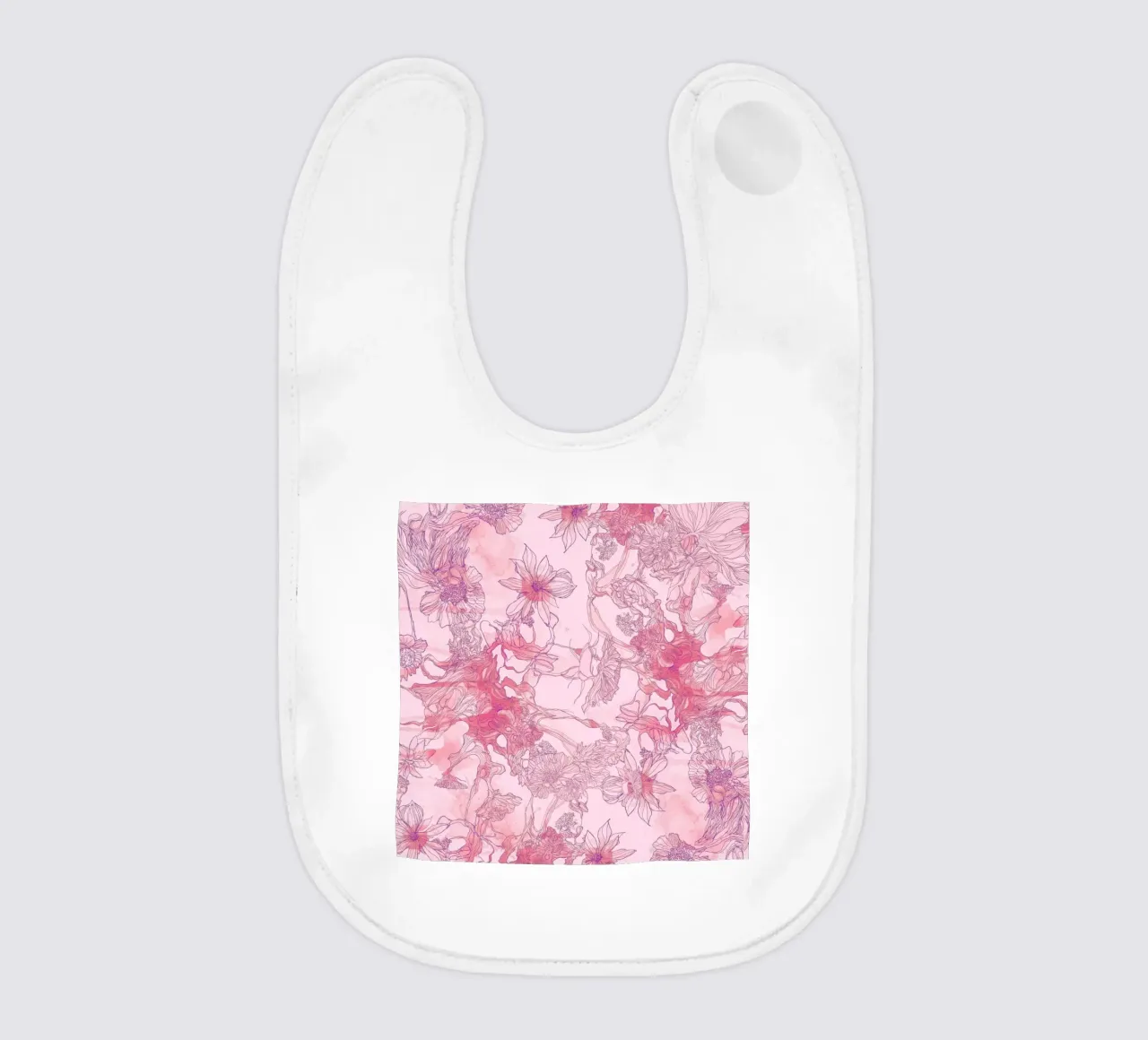giungla rosa 2 bavaglino da k i m