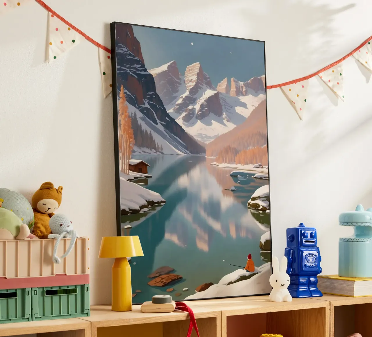 Pragser Wildsee: Winter silence | Werk 1 alu-dibond by AlbertKlee