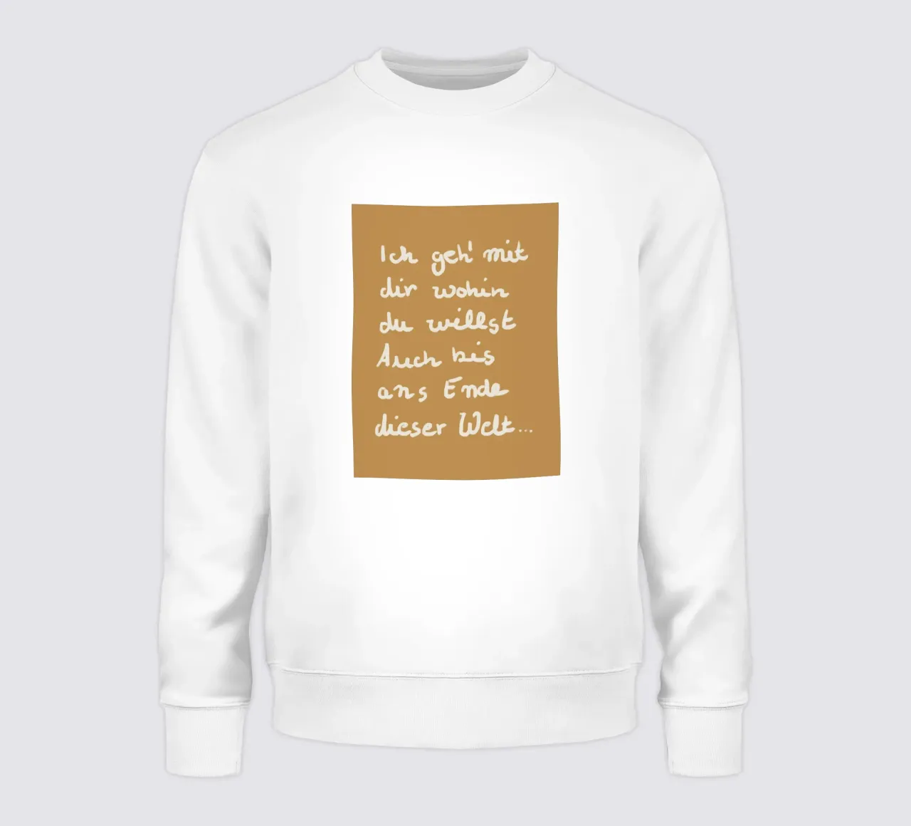 Vengo con te, Text Love felpa da Carinaprint