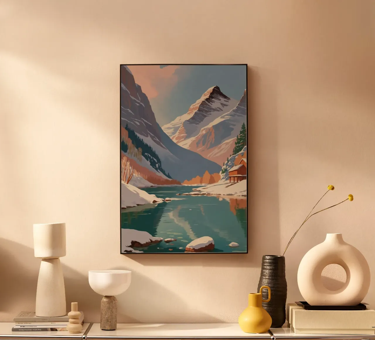 Pragser Wildsee: Magia d'inverno | Werk 2 plexiglass da AlbertKlee