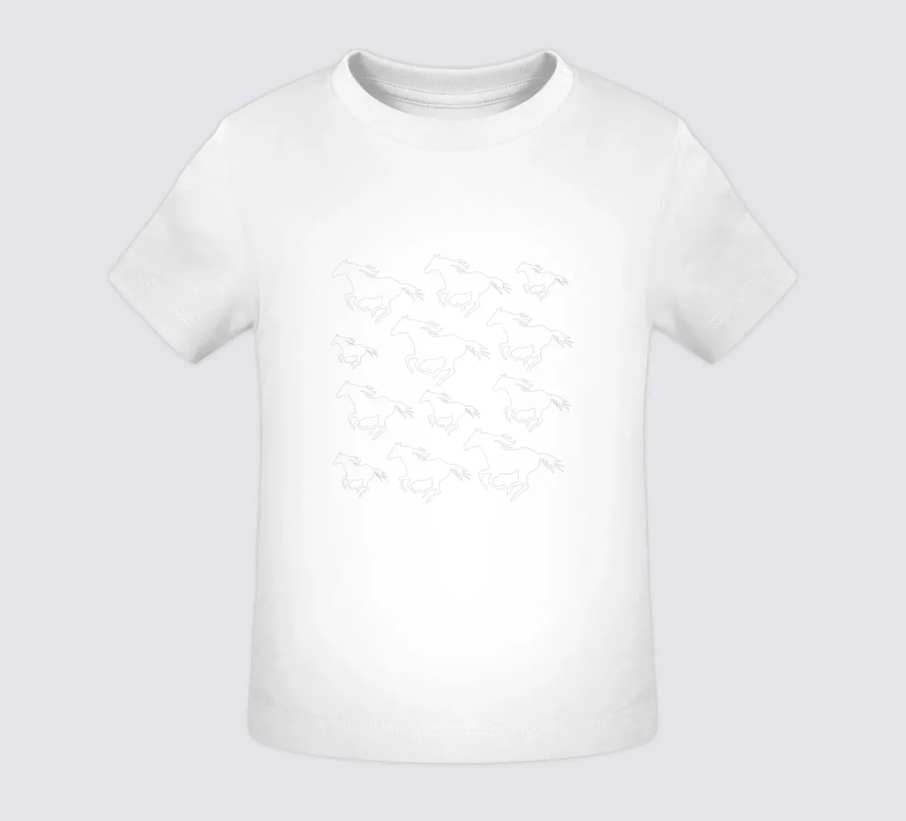 Running wild horses maglietta neonato da baobabprintstore