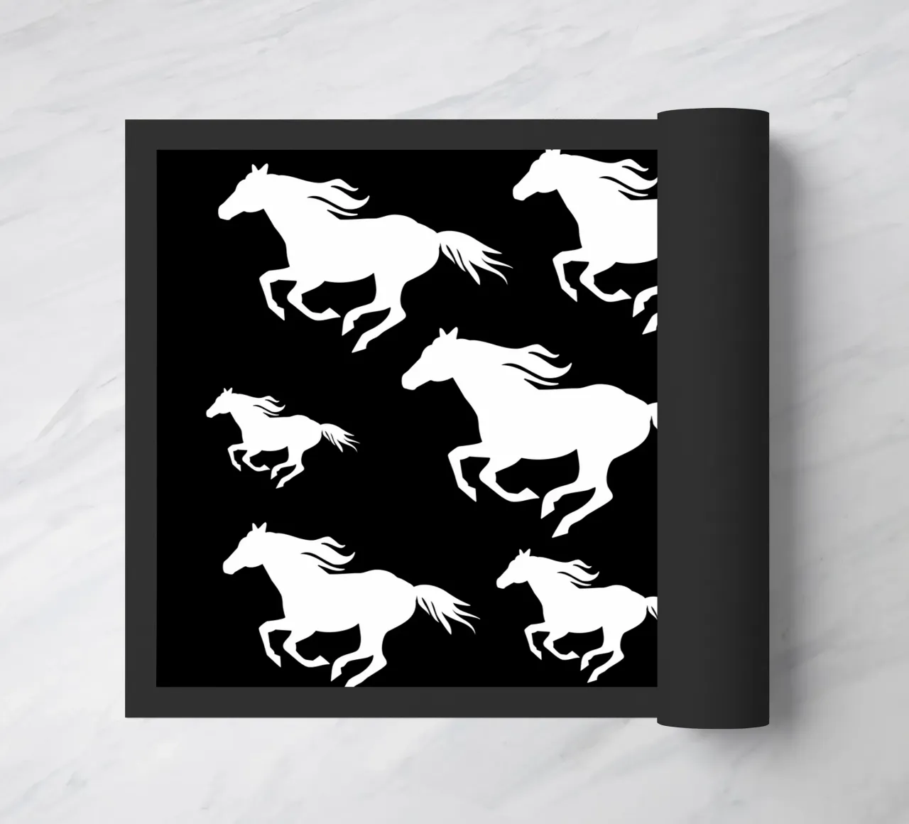 Running wild horses zerbino da baobabprintstore