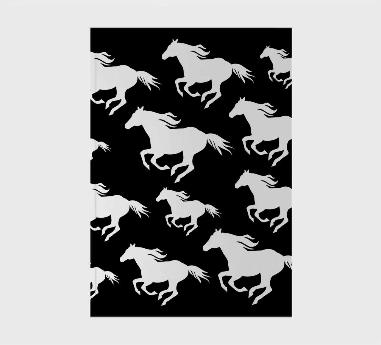 Running wild horses notebook by baobabprintstore