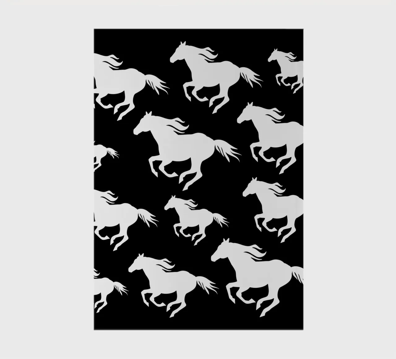 Running wild horses notebook by baobabprintstore