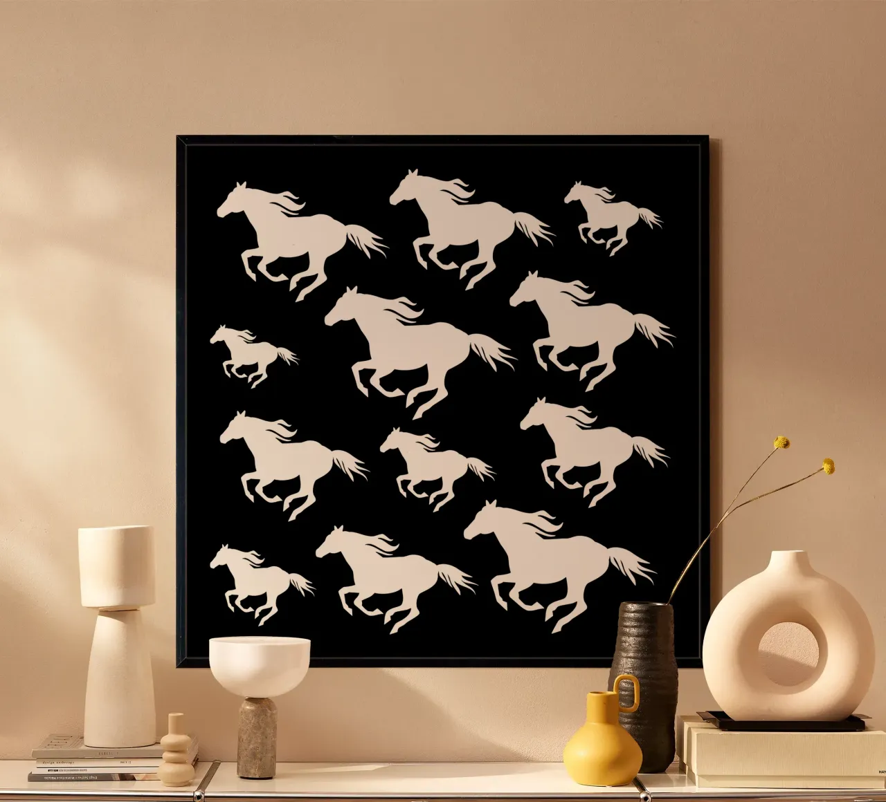 Running wild horses carta hahnemühle da baobabprintstore