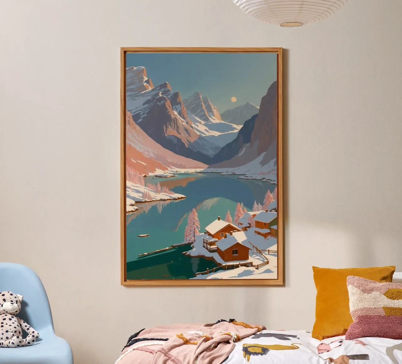 Pragser Wildsee: Magia d'inverno | Werk 3 alluminio dibond da AlbertKlee