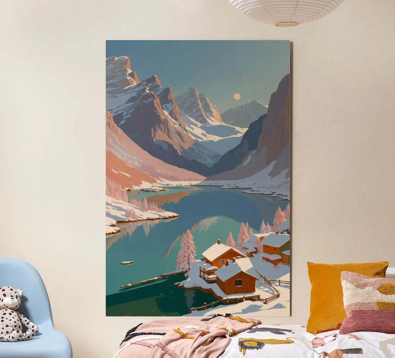 Pragser Wildsee: Magia d'inverno | Werk 3 alluminio dibond da AlbertKlee