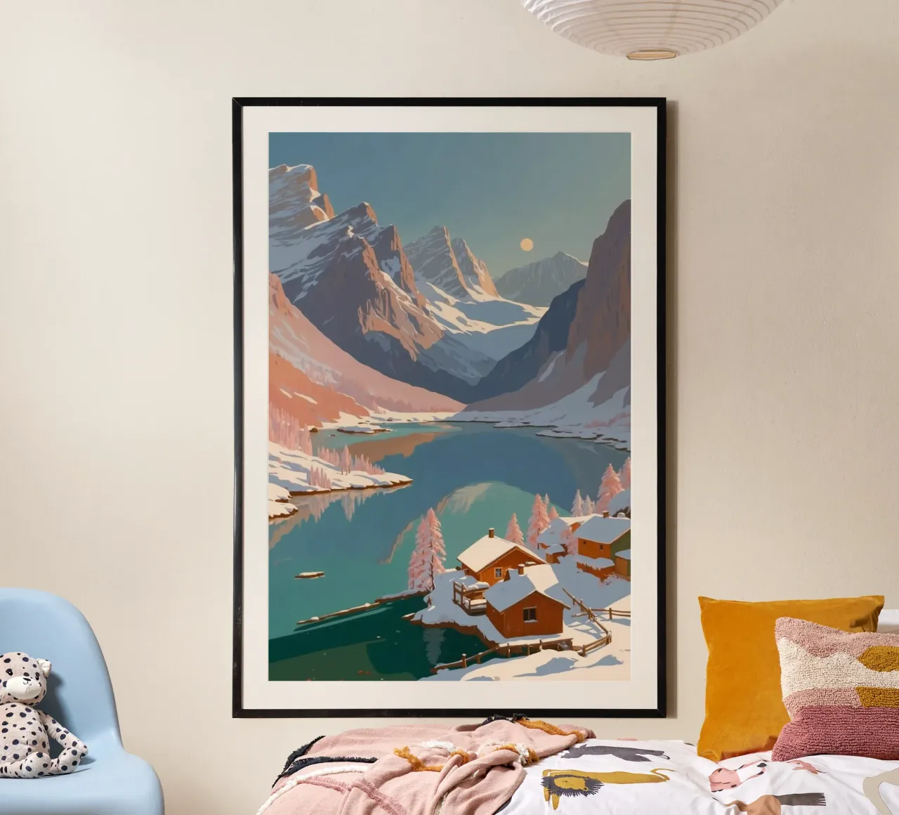 Pragser Wildsee: Winter magic | Werk 3 poster by AlbertKlee