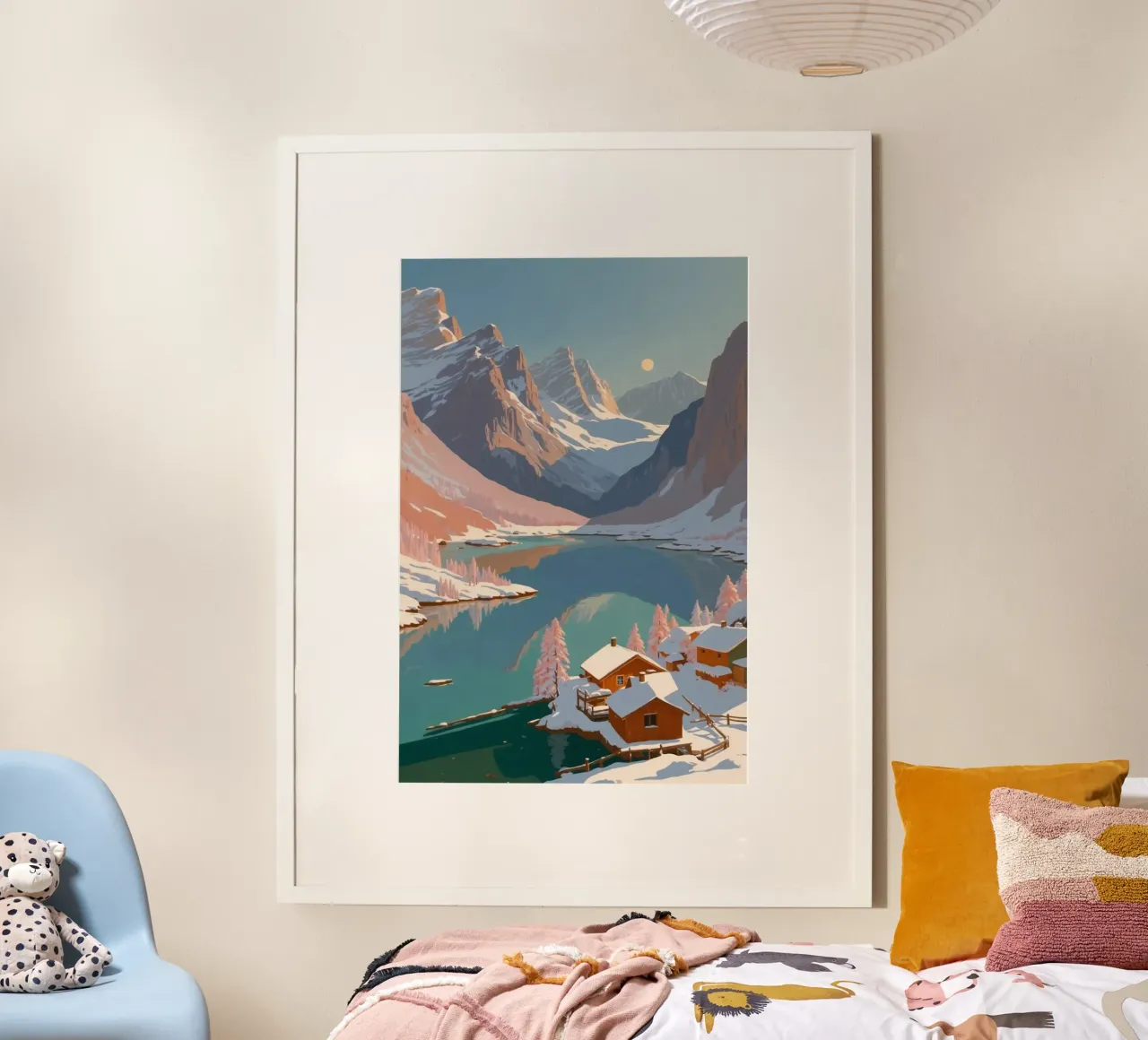 Pragser Wildsee: Winter magic | Werk 3 poster by AlbertKlee