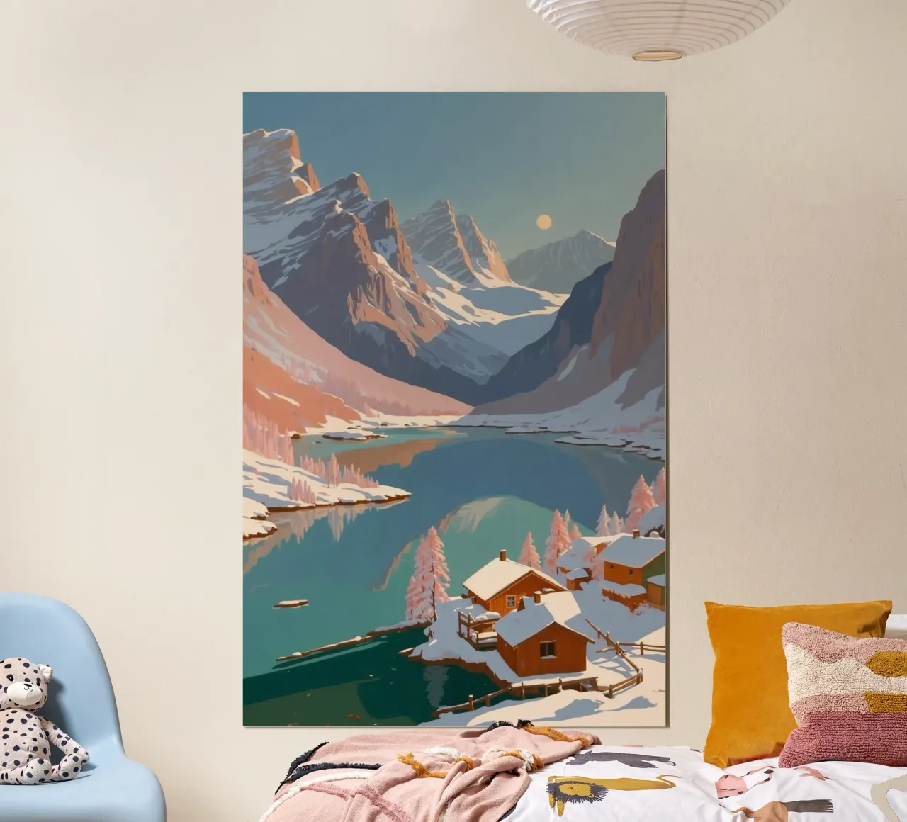 Pragser Wildsee: Magia d'inverno | Werk 3 carta hahnemühle da AlbertKlee