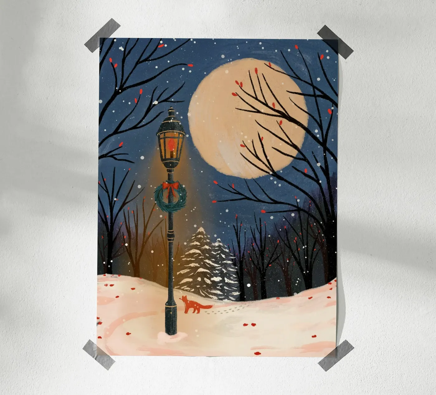 Winter Night poster by moDeern