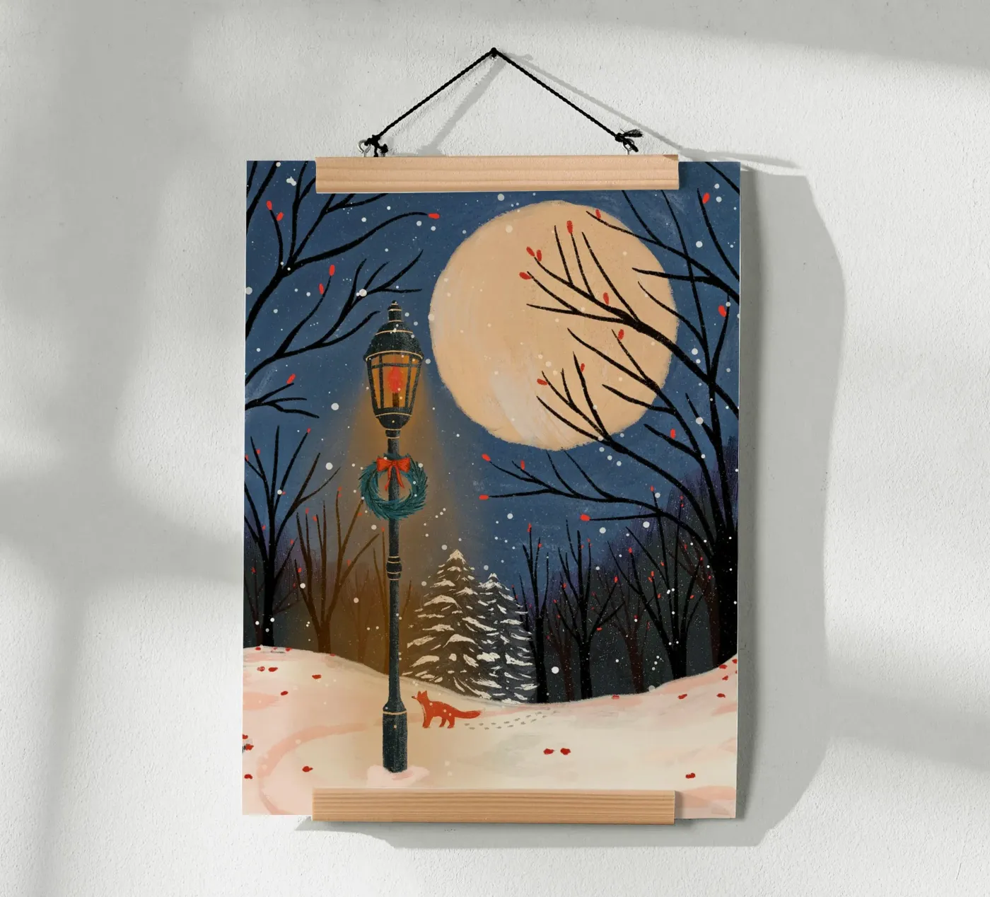 Winter Night poster by moDeern