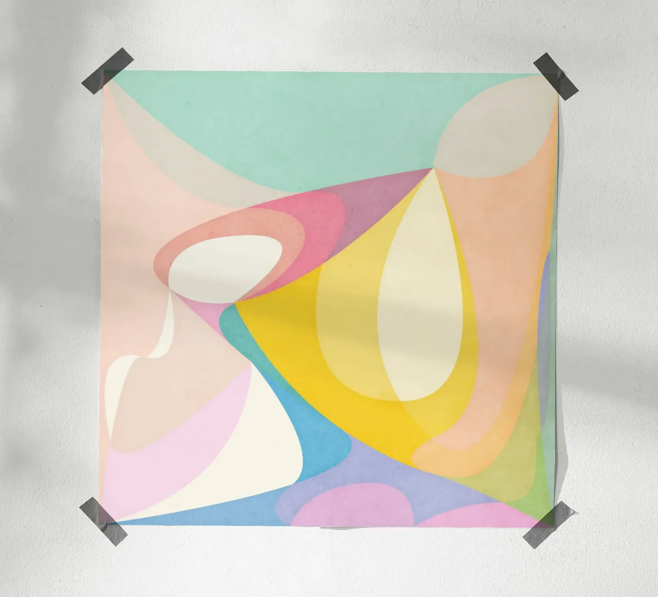 Gioia solare poster da Abstract 888