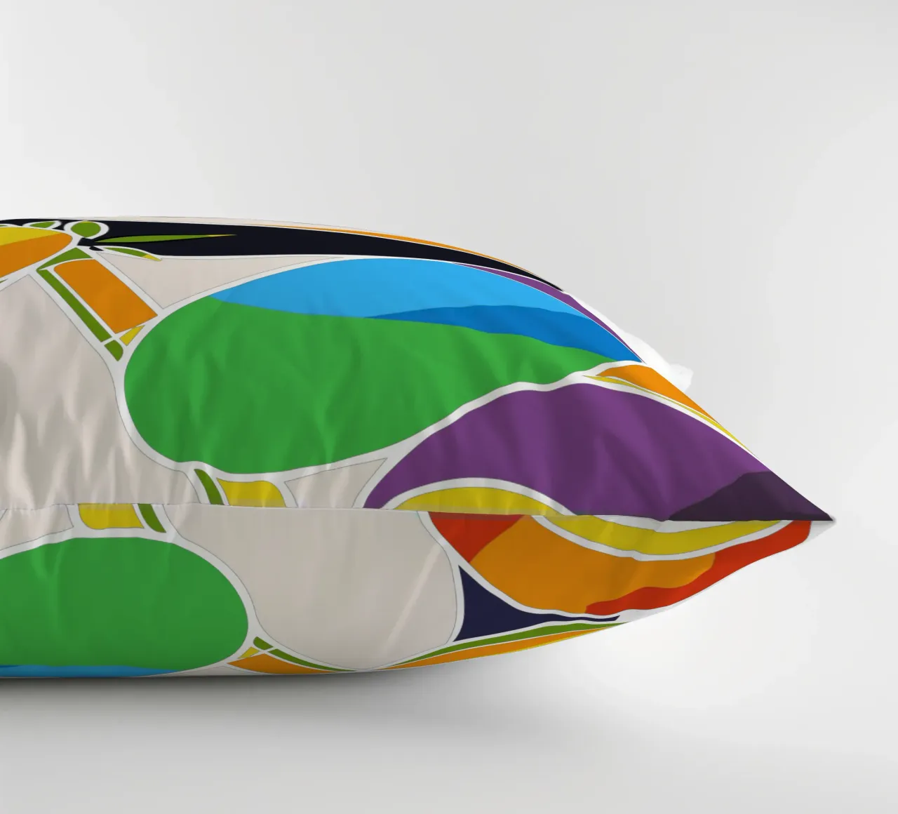 Panda colorato con bambù - Design allegro cuscino da NA/MO