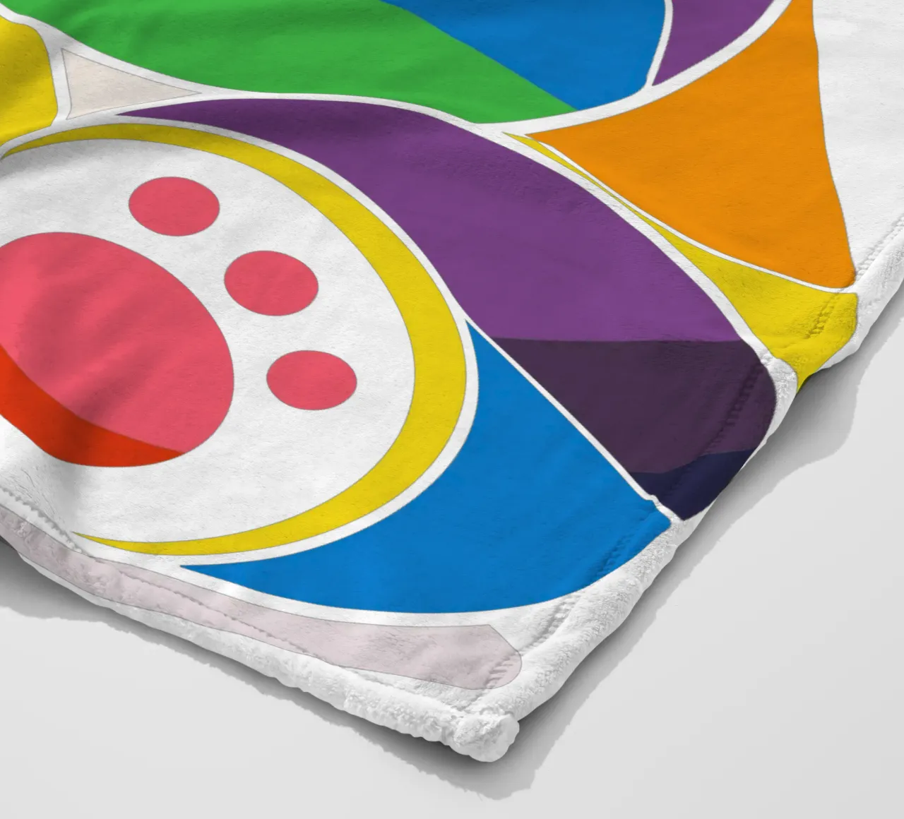 Panda colorato con bambù - Design allegro coperta in pile da NA/MO