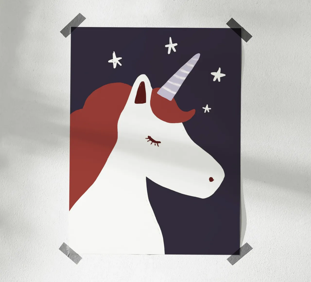 Unicorn poster da we line studio - art