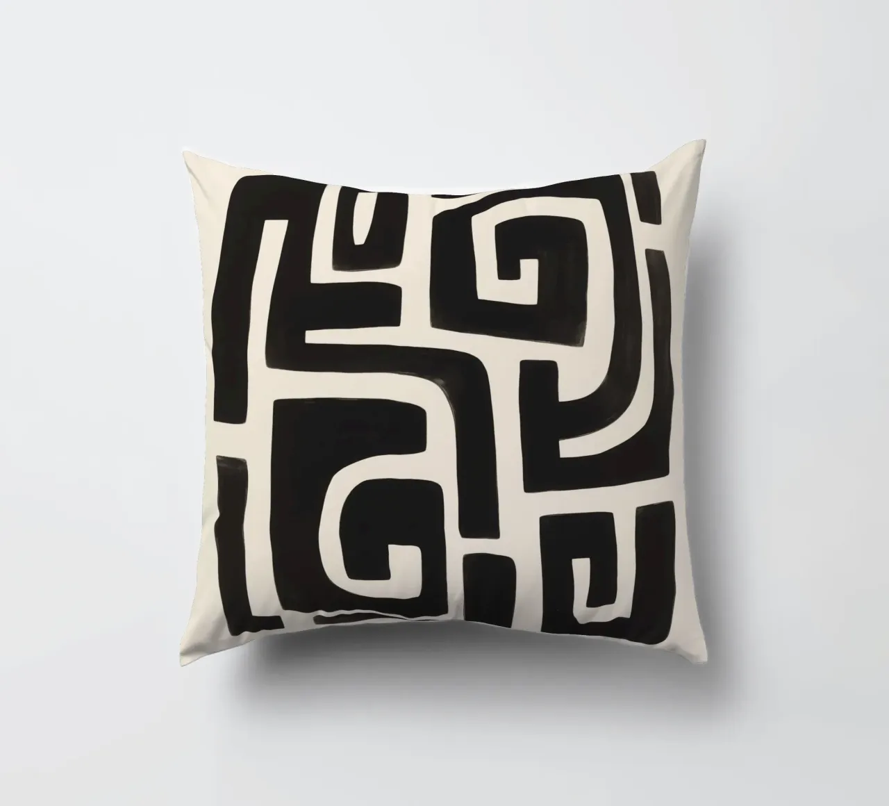 Labirinto della città | Sofisticatezza e chiarezza cuscino da Autofocus