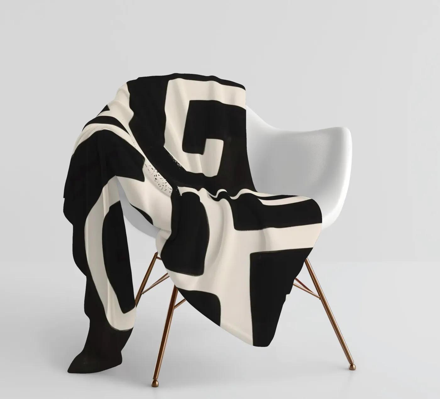 City labyrinth | Sophistication and clarity fleece blanket by Autofocus