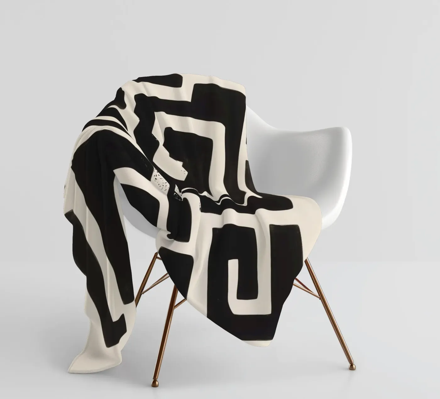 City labyrinth | Sophistication and clarity fleece blanket by Autofocus