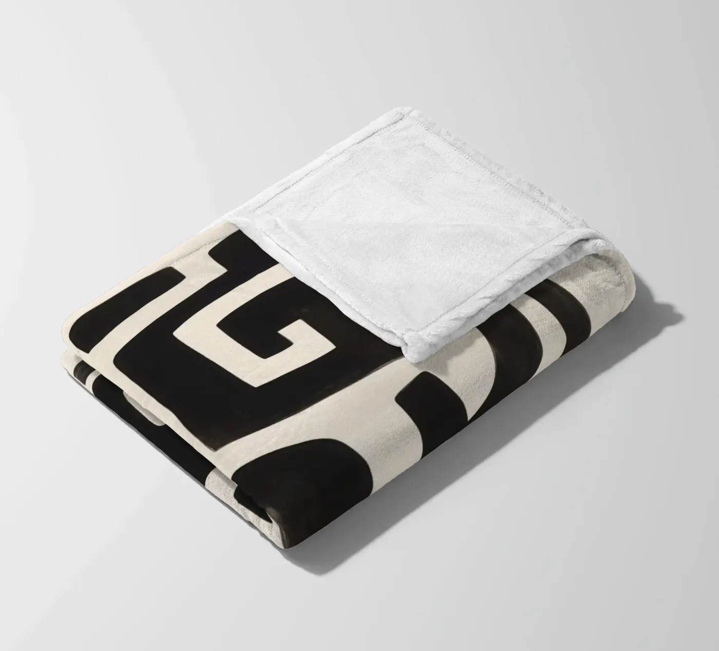 City labyrinth | Sophistication and clarity fleece blanket by Autofocus