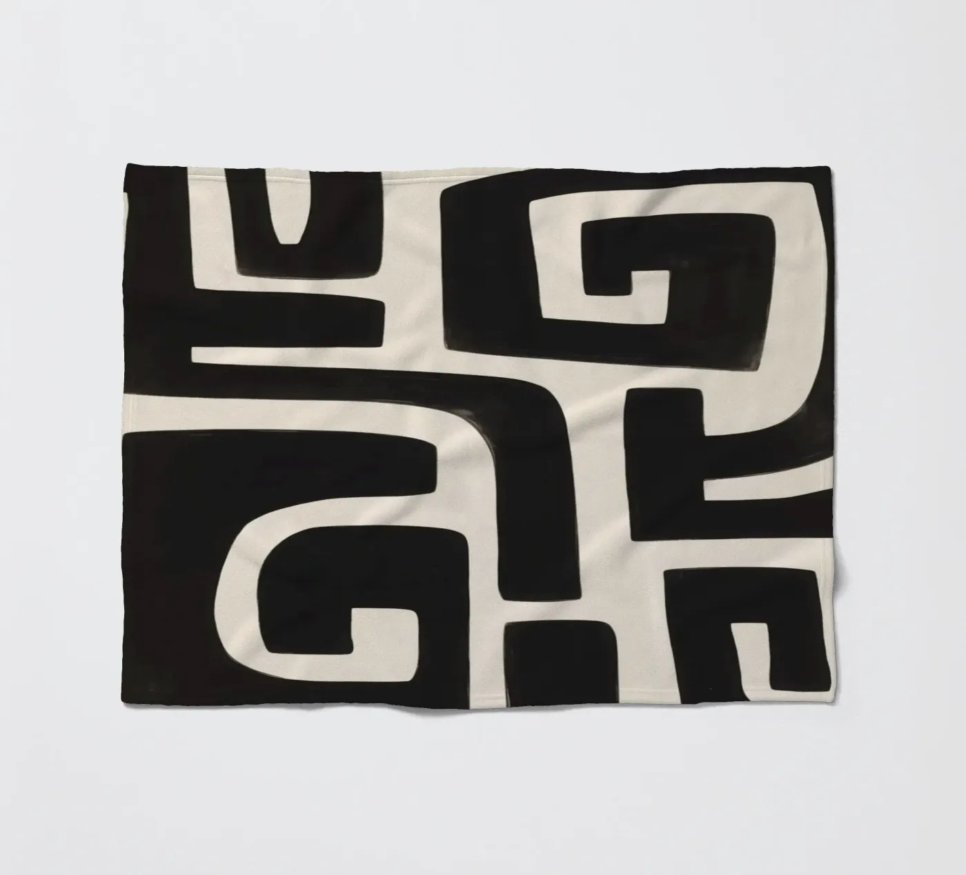City labyrinth | Sophistication and clarity fleece blanket by Autofocus