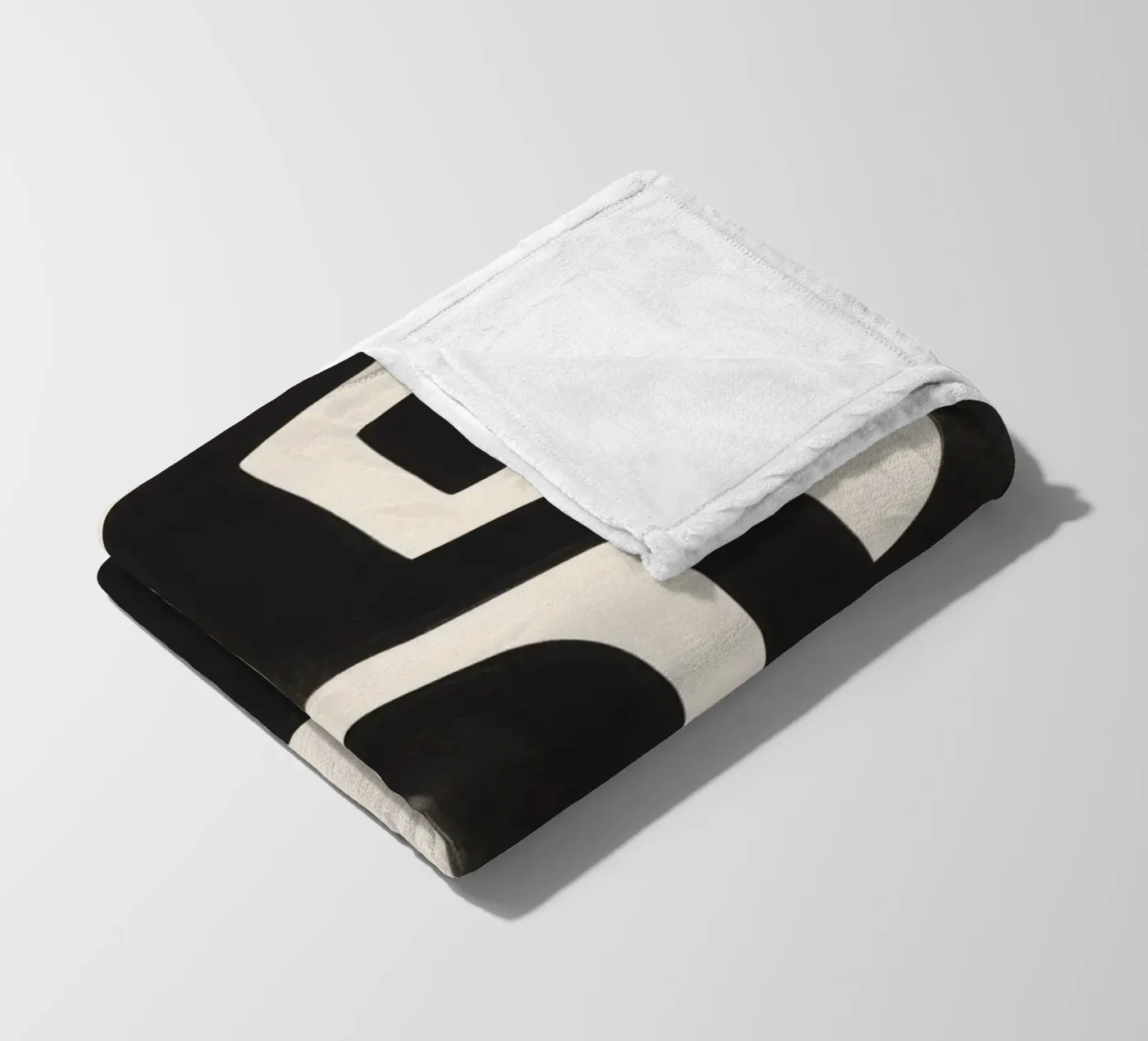 City labyrinth | Sophistication and clarity fleece blanket by Autofocus