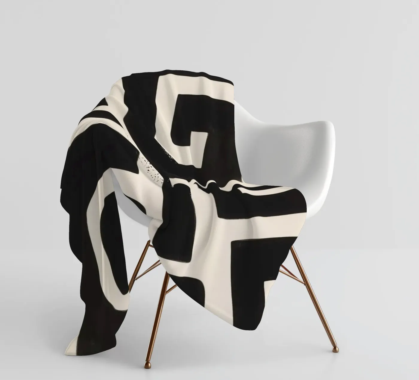 City labyrinth | Sophistication and clarity fleece blanket by Autofocus