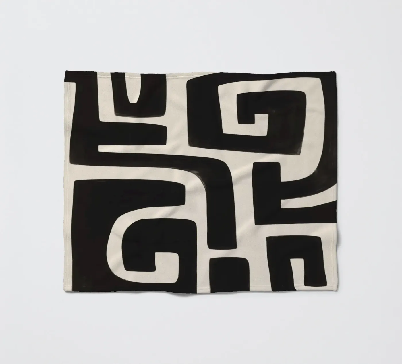 City labyrinth | Sophistication and clarity fleece blanket by Autofocus