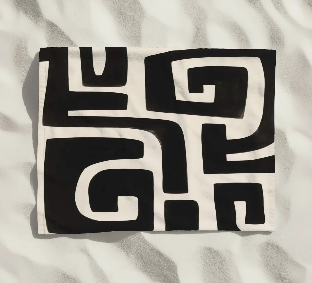 Labirinto della città | Sofisticatezza e chiarezza telo mare da Autofocus