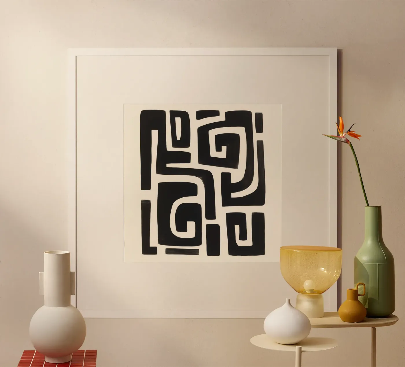 City labyrinth | Sophistication and clarity poster de Autofocus