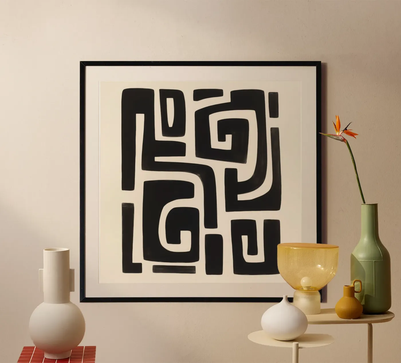 City labyrinth | Sophistication and clarity poster de Autofocus