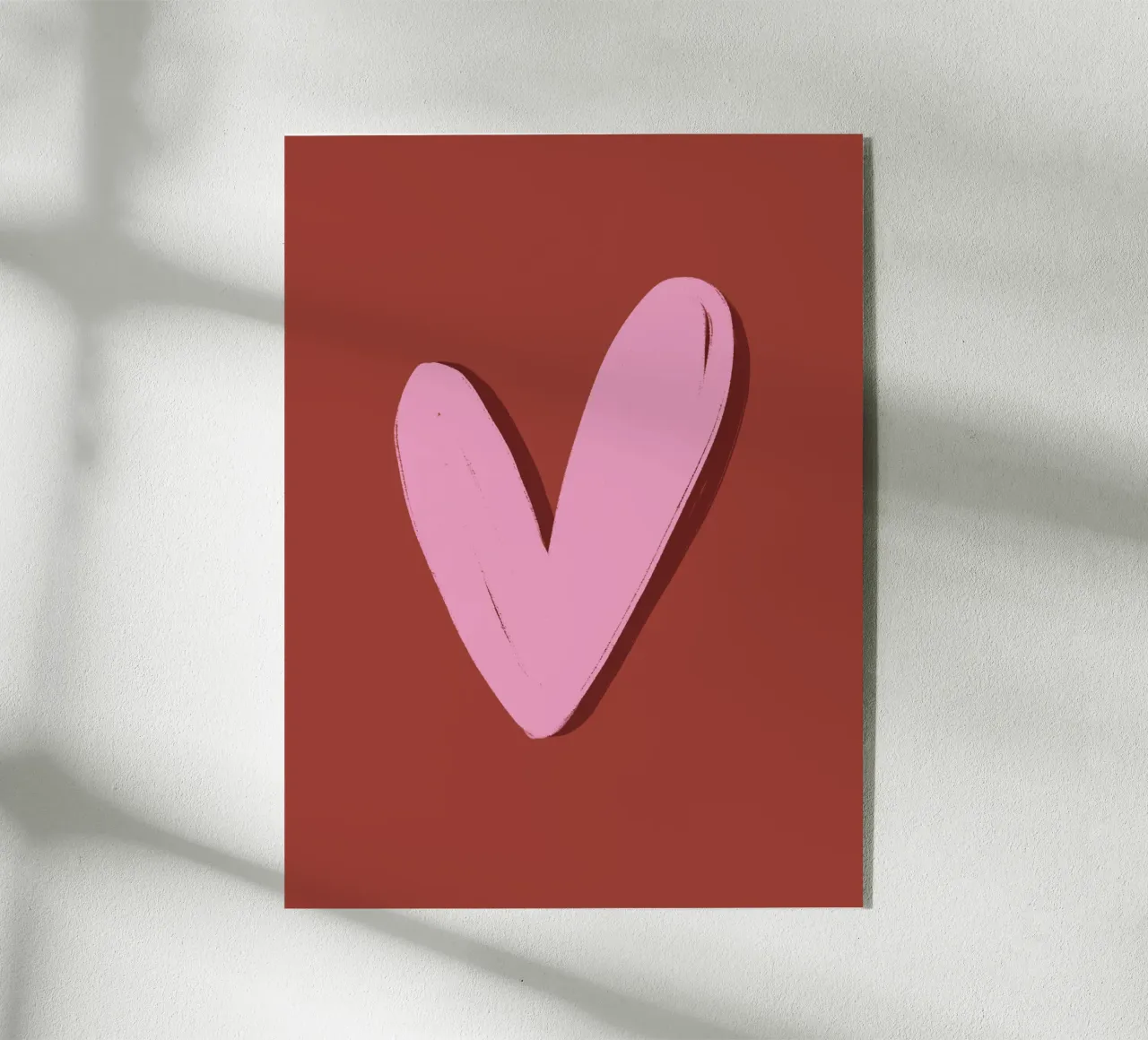 Heart plexiglass da we line studio - art