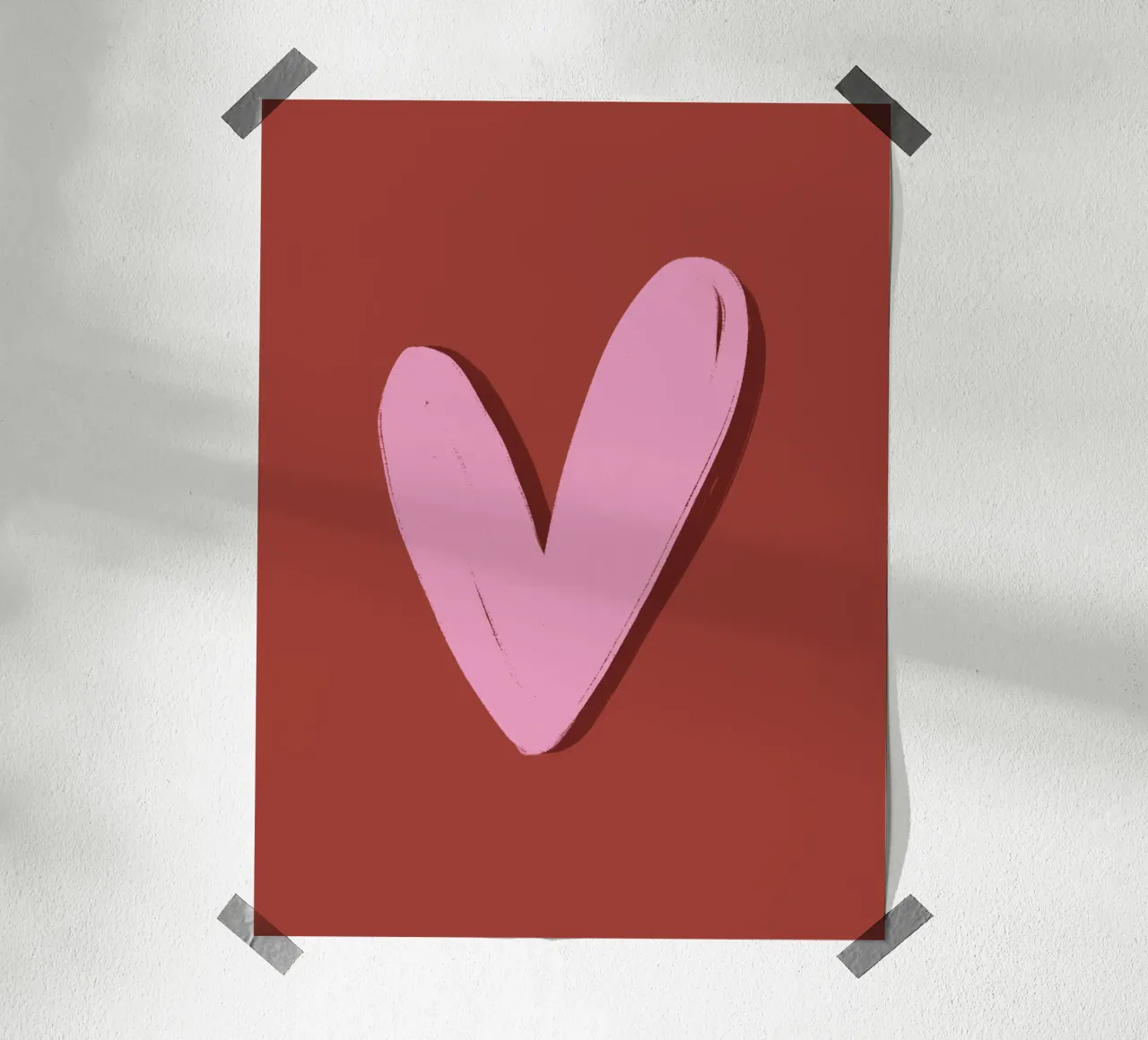 Heart poster da we line studio - art