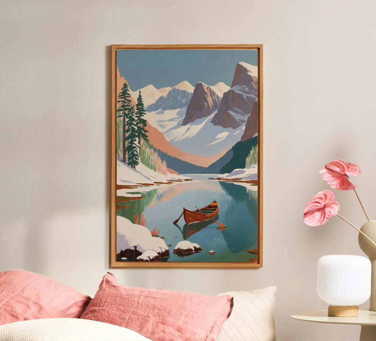 Pragser Wildsee: Winter wonder | Werk 6 alu-dibond by AlbertKlee