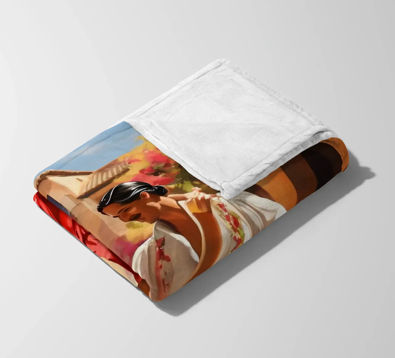 Spagna Ballerini di flamenco Scena coperta in pile da Charnwood Prints