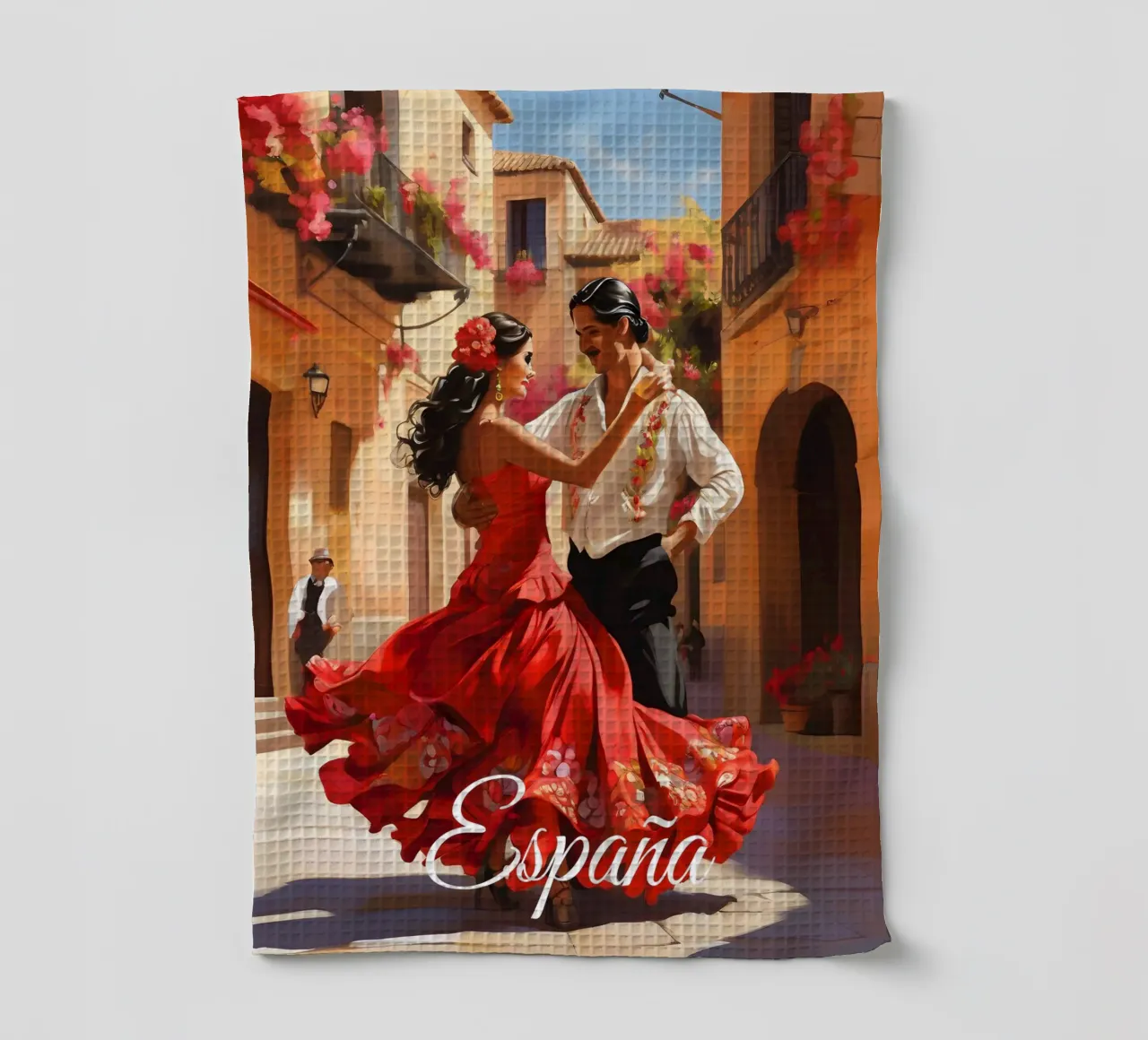 Spagna Ballerini di flamenco Scena canovaccio da cucina da Charnwood Prints