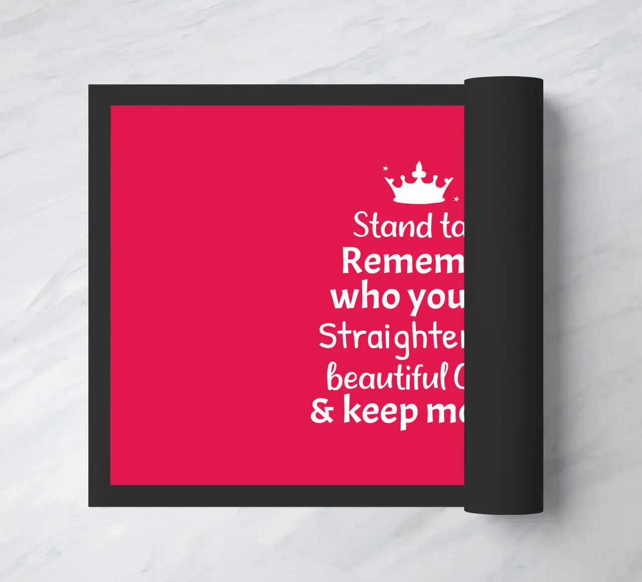 Remember who you are, straighten your crown and keep moving zerbino da baobabprintstore