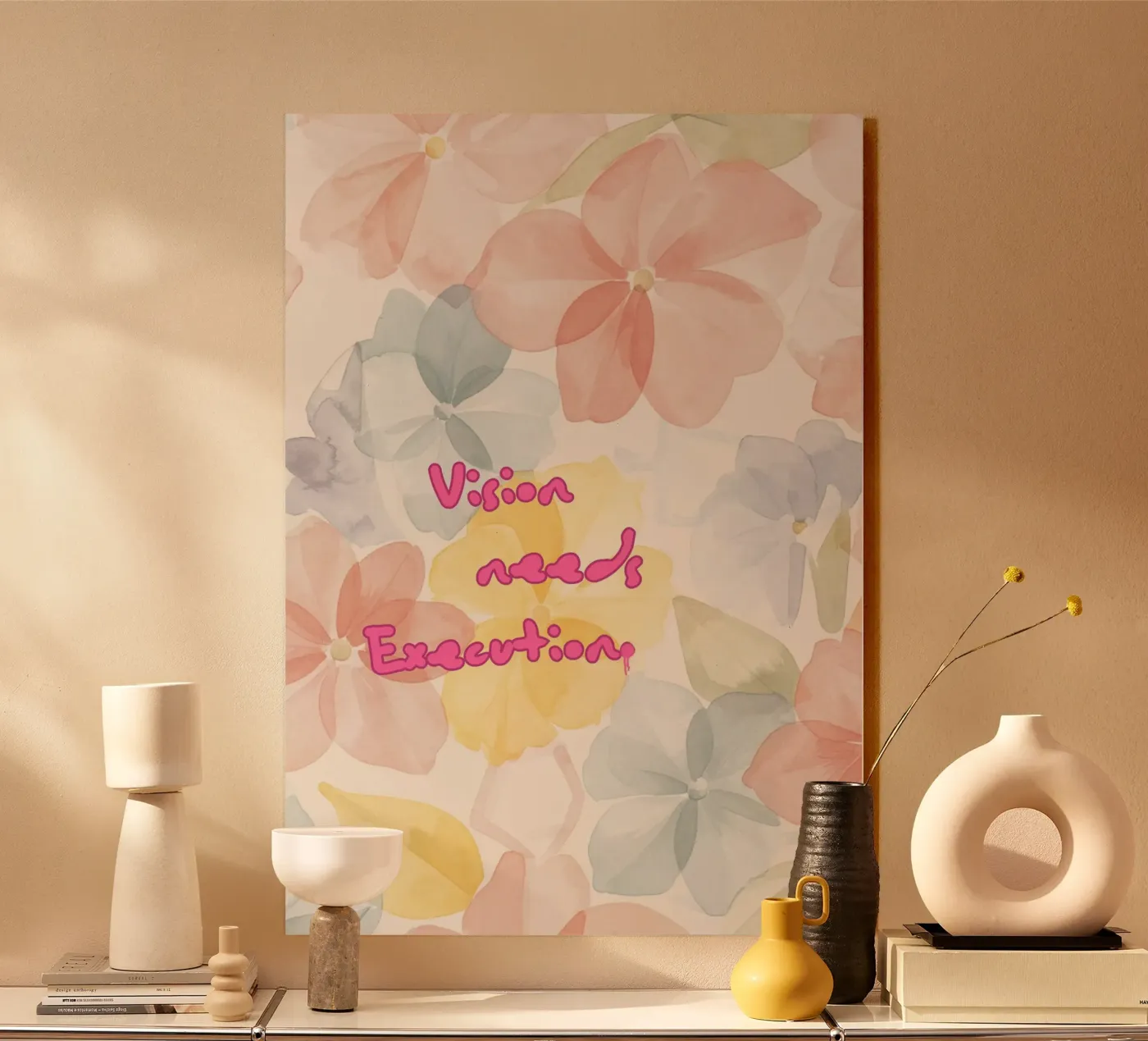 VISION NEEDS EXECUTION panneau forex de Muse Society Shop