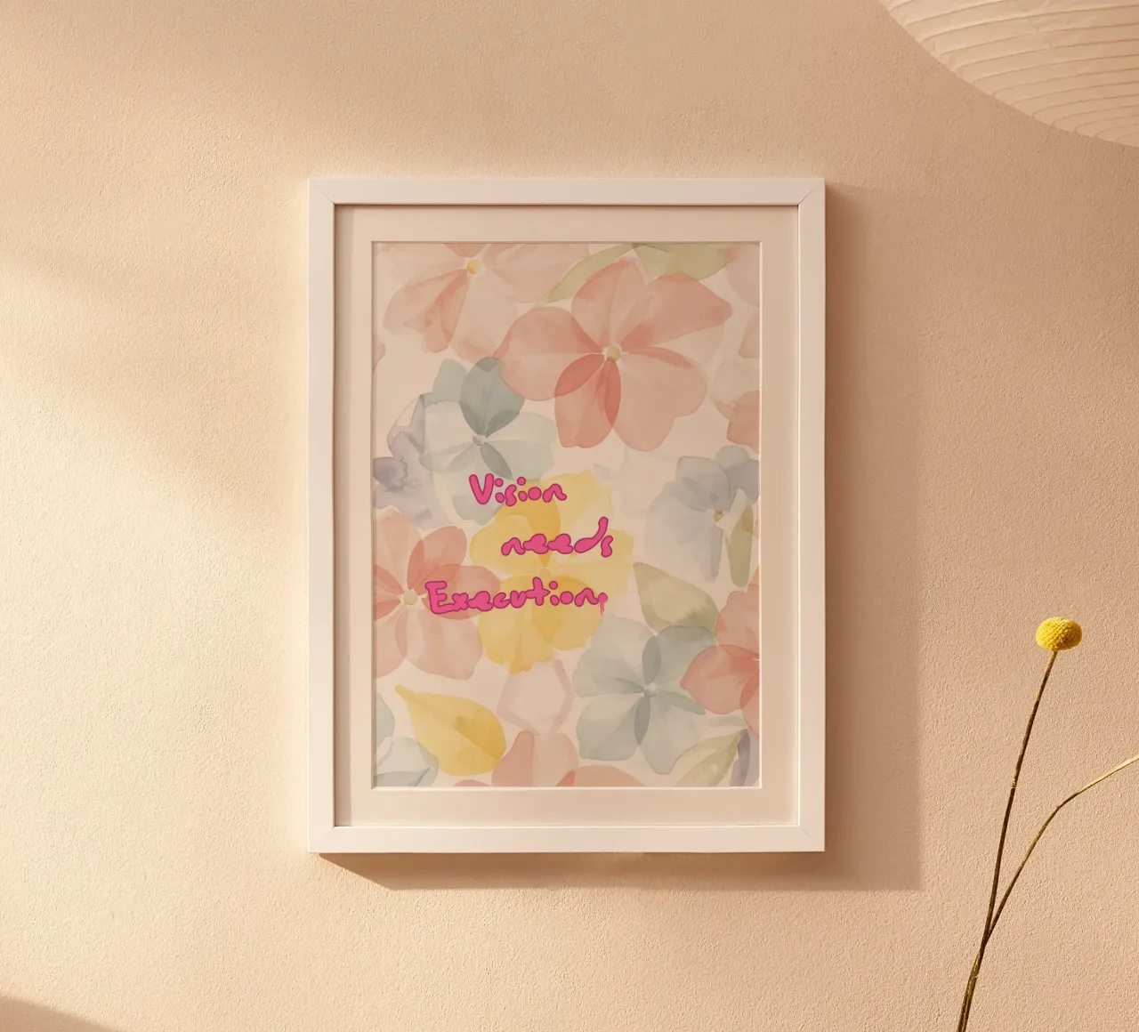 VISION NEEDS EXECUTION poster da Muse Society Shop