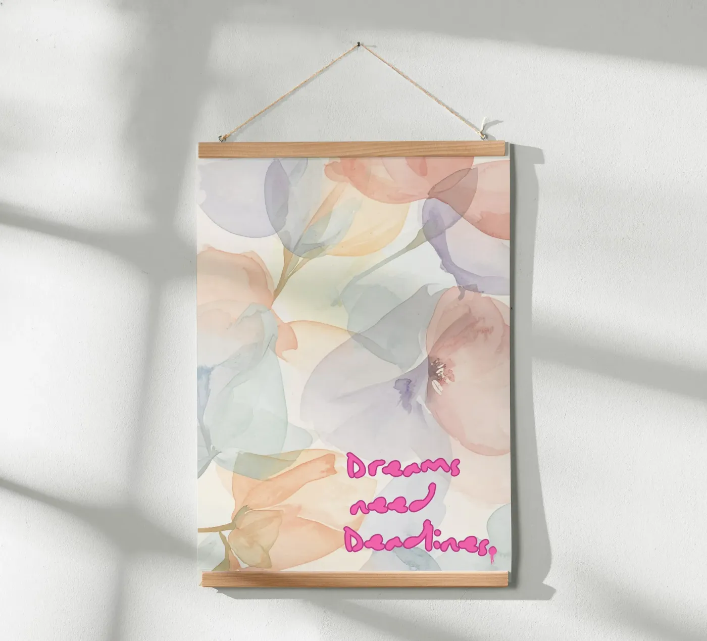 DREAMS NEED DEADLINES poster da Muse Society Shop