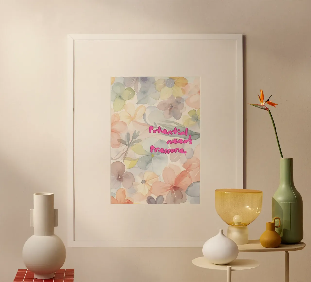 POTENTIAL NEEDS PRESSURE poster da Muse Society Shop