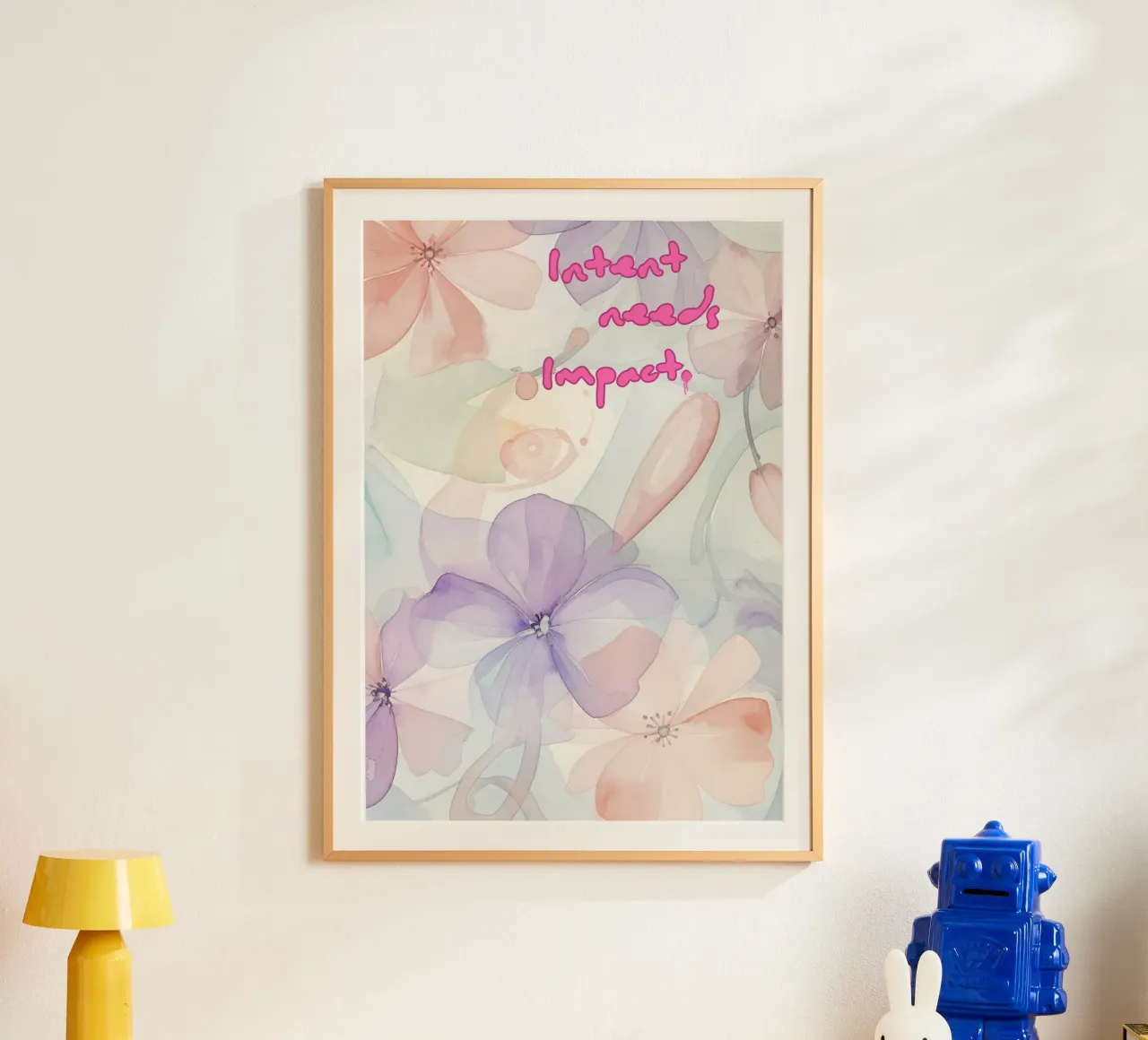 INTENT NEEDS IMPACT poster by Muse Society Shop