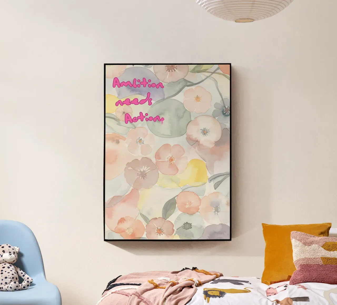 AMBITION NEEDS ACTION plexiglass da Muse Society Shop