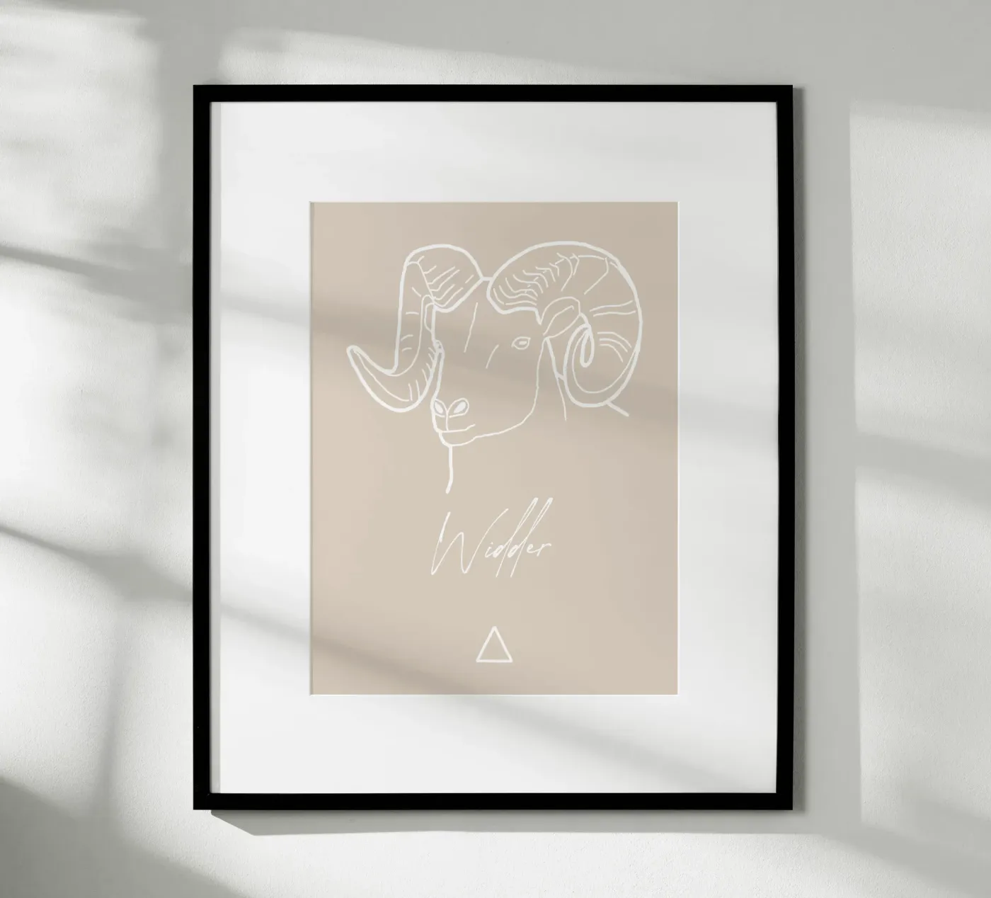 Sternzeichen Widder Poster von astrobrille